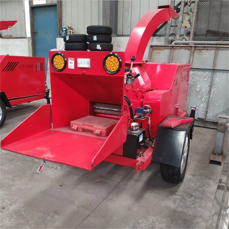 Use of wood shredder