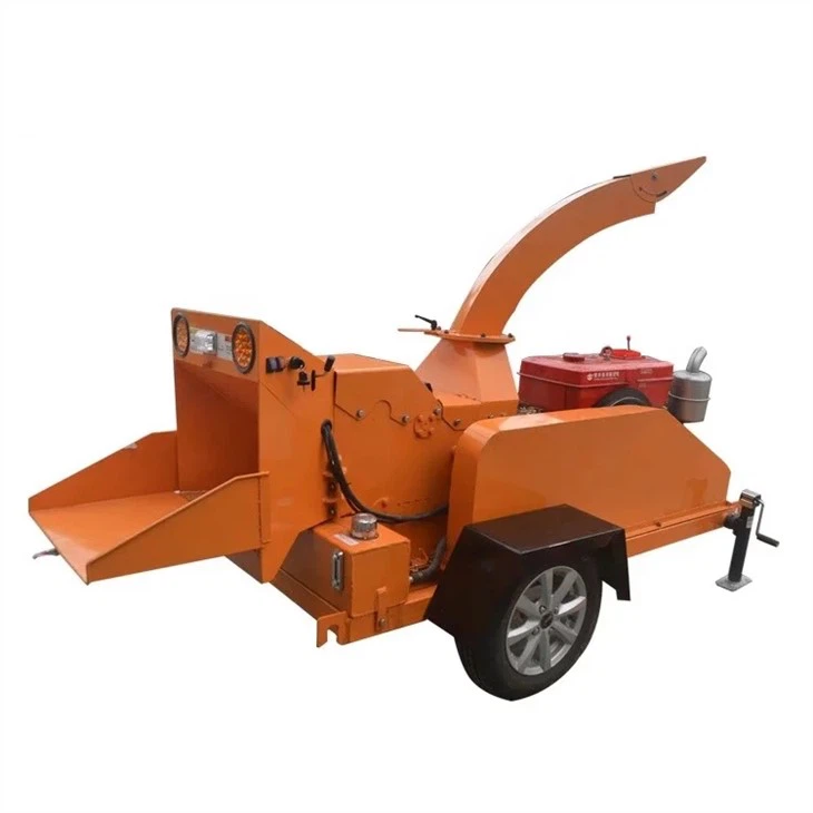 Branch Tree Shredder Wood Crusher Grinder Machine