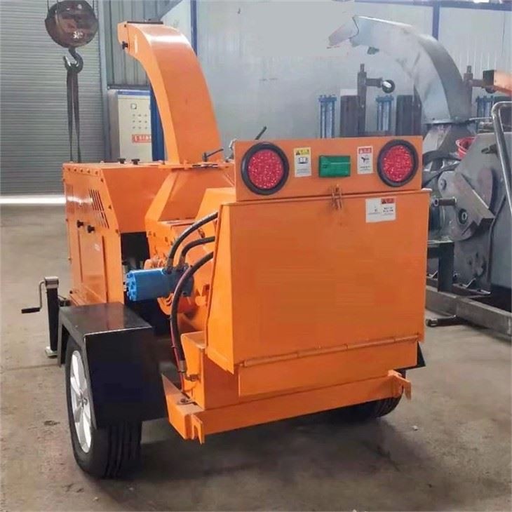 Sikat Cabang Pohon Kayu Diesel Chipper