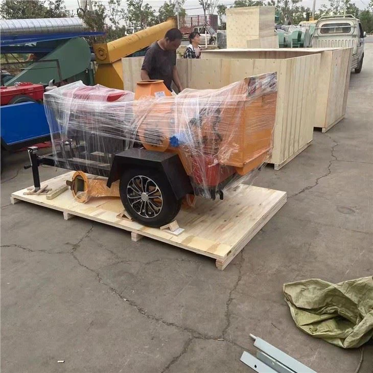 Mobile Diesel Engine Wood Shredder Chipper Machine
